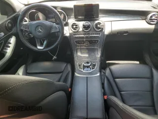 2017 Mercedes-Benz C 300 with VIN 55SWF4JB7HU222188, listed as a Copart auction lot 52375415 with 81,437 mi miles and Salvage title. Bid and sale history available at DreamBid. Image 8.