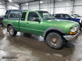 1999 Ford Ranger XLT with VIN 1FTZR15X1XPA30215, listed as a Copart auction lot 45638465 with 269,770 mi miles and Salvage Title. Bid and sale history available at carsss.com. Image 4.