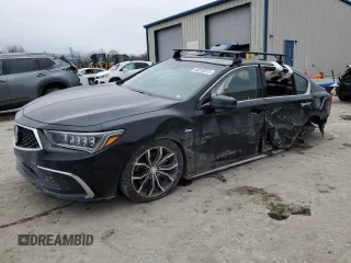 2018 Acura RLX Sport Hybrid w/Advance Pkg with VIN JH4KC2F98JC000408, listed as a Copart auction lot 44010815 with 94,536 mi miles and Salvage Title. Bid and sale history available at carsss.com. Image 1.