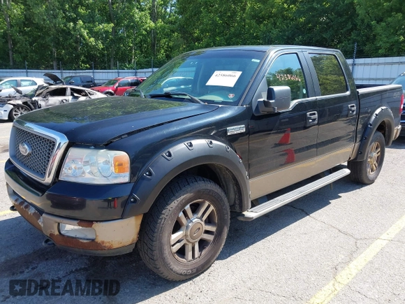 2005 Ford F-150 XLT z VIN 1FTPW14505FB29627, wystawiony jako IAAI lot #42586066 z przebiegiem 203 299 mil mil oraz . Historia ofert i sprzedaży dostępna na DreamBid. Obrazek 2.