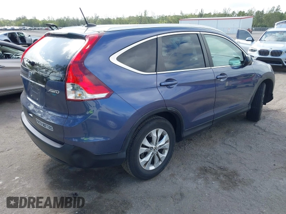 2014 Honda CR-V EX-L with VIN 5J6RM4H70EL047209, listed as a IAAI auction lot 42115691 with 46,587 mi miles and . Bid and sale history available at carsss.com. Image 4.