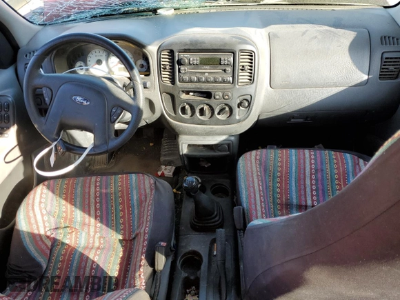 2003 Ford Escape XLS Value with VIN 1FMYU02B23KD91873, listed as a Copart auction lot 76744454 with Not Provided miles and Salvage Title. Bid and sale history available at carsss.com. Image 8.