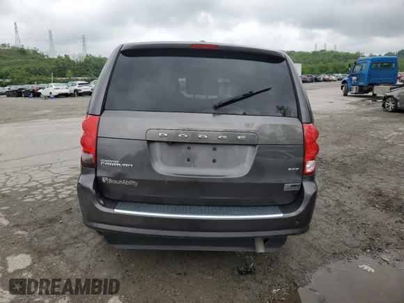 2020 Dodge Grand Caravan SXT with VIN 2C7WDGCG0LR166483, listed as a Copart auction lot 53637964 with 53,839 mi miles and Salvage Title. Bid and sale history available at DreamBid. Image 6.