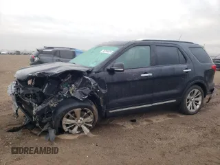 2019 Ford Explorer Limited z VIN 1FM5K7F84KGB11453, wystawiony jako Copart lot #54510384 z przebiegiem 104 678 mil mil oraz Szkoda całkowita • Salvage title. Historia ofert i sprzedaży dostępna na DreamBid. Obrazek 1.