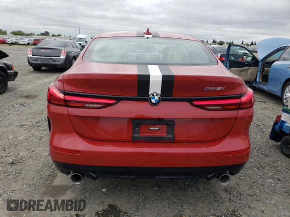 2021 BMW 2 Series 228i z VIN WBA53AK08M7H78589, wystawiony jako Copart lot #51866135 z przebiegiem 8 191 mil mil oraz Szkoda całkowita • Salvage title. Historia ofert i sprzedaży dostępna na DreamBid. Obrazek 6.