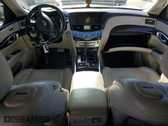 2011 Infiniti M37 with VIN JN1BY1AP2BM326416, listed as a Copart auction lot 81486964 with 168,804 mi miles and Salvage Title. Bid and sale history available at carsss.com. Image 8.