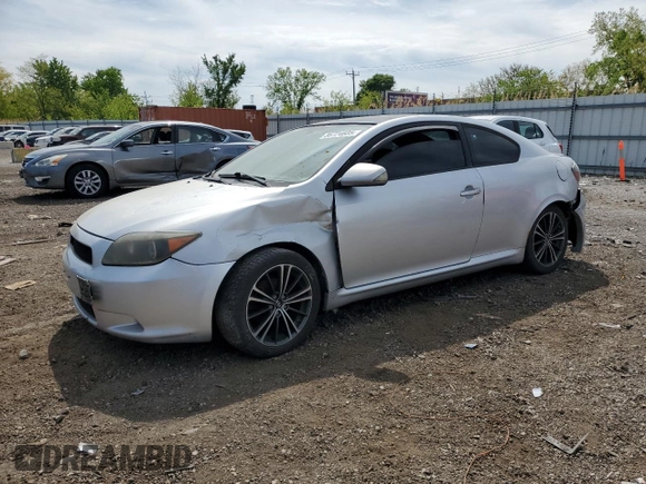 2007 Scion tC Spec with VIN JTKDE177170166896, listed as a Copart auction lot 56724605 with 169,932 mi miles and Salvage title. Bid and sale history available at DreamBid. Image 1.
