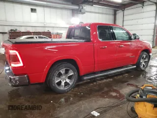 2019 Ram 1500 Laramie with VIN 1C6SRFDT1KN609441, listed as a Copart auction lot 88951085 with 98,922 mi miles and Salvage Title. Bid and sale history available at carsss.com. Image 3.