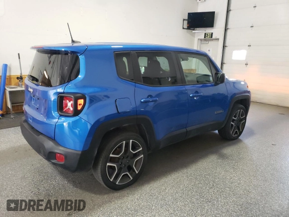 2020 Jeep Renegade Jeepster with VIN ZACNJBAB4LPL94385, listed as a Copart auction lot 60174205 with 61,330 mi miles and Clean title. Bid and sale history available at DreamBid. Image 3.
