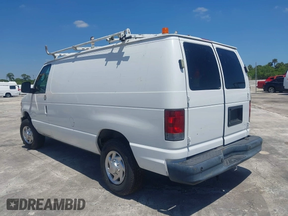 2010 Ford Econoline Cargo Commercial with VIN 1FTNE2EL1ADA10665, listed as a IAAI auction lot 41861433 with 183,657 mi miles and . Bid and sale history available at DreamBid. Image 3.