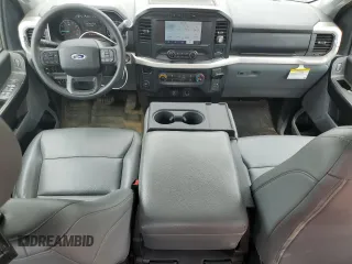 2021 Ford F-150 XL with VIN 1FTEX1CB8MKD88951, listed as a Copart auction lot 64674024 with 100,886 mi miles and Salvage title. Bid and sale history available at DreamBid. Image 8.