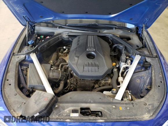 2019 Genesis G70 2.0T Advanced with VIN KMTG64LA8KU010880, listed as a Copart auction lot 44308682 with 48,467 mi miles and Salvage Title. Bid and sale history available at carsss.com. Image 7.