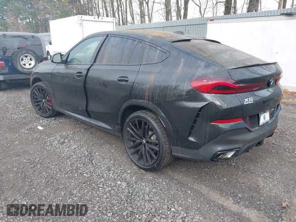2025 BMW X6 xDrive40i with VIN 5UX33EX09S9Y89594, listed as a IAAI auction lot 42072438 with 460 mi miles and . Bid and sale history available at DreamBid. Image 3.