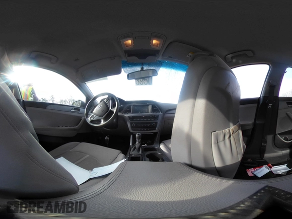 2017 Hyundai Sonata SE with VIN 5NPE24AF9HH451114, listed as a IAAI auction lot 42007411 with 58,945 mi miles. Bid and sale history available at carsss.com. Image 18.