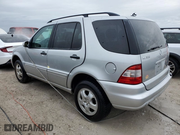 2003 Mercedes-Benz M-Class 3.2L with VIN 4JGAB54E13A395009, listed as a Copart auction lot 74373284 with 232,322 mi miles and Salvage Title. Bid and sale history available at carsss.com. Image 2.