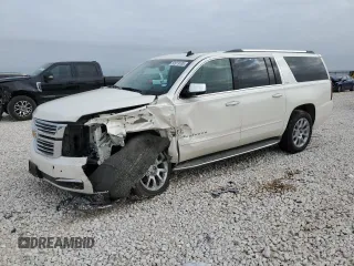 2015 Chevrolet Suburban LTZ with VIN 1GNSCKKC2FR177759, listed as a Copart auction lot 50919105 with 87,793 mi miles and Salvage Title. Bid and sale history available at DreamBid. Image 1.