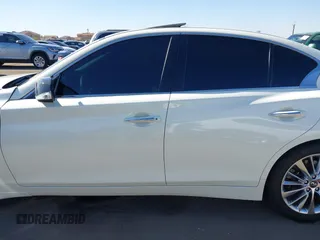 2019 Infiniti Q50 3.0t LUXE with VIN JN1EV7AP5KM514713, listed as a IAAI auction lot 41528021 with 90,306 mi miles. Bid and sale history available at carsss.com. Image 14.