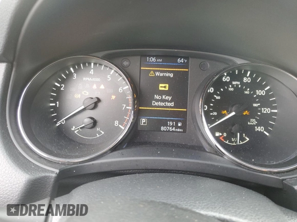 2020 Nissan Rogue SV with VIN KNMAT2MTXLP529933, listed as a Copart auction lot 51742125 with 80,764 mi miles and Non repairable. Bid and sale history available at DreamBid. Image 9.