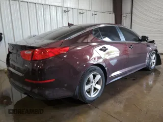 2015 Kia Optima LX with VIN 5XXGM4A7XFG466595, listed as a Copart auction lot 59190135 with 102,847 mi miles and Salvage title. Bid and sale history available at DreamBid. Image 3.