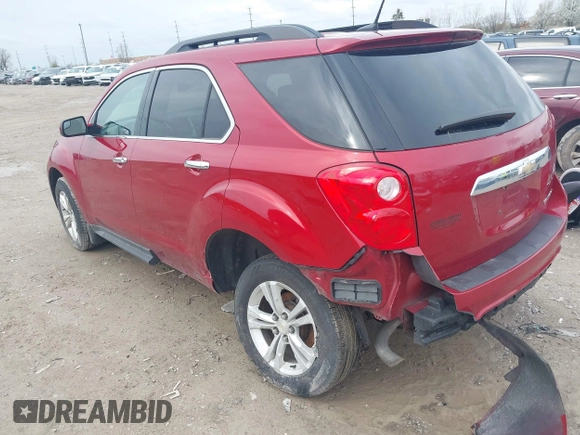 2014 Chevrolet Equinox LT with VIN 2GNALBEK4E1110697, listed as a IAAI auction lot 41944082 with 102,281 mi miles. Bid and sale history available at carsss.com. Image 3.