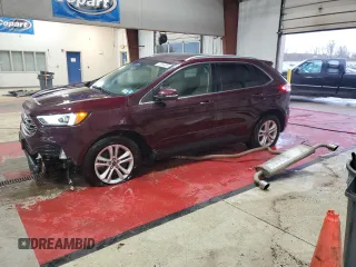 2020 Ford Edge SEL with VIN 2FMPK4J98LBA47837, listed as a Copart auction lot 51594465 with 36,233 mi miles and Salvage Title. Bid and sale history available at carsss.com. Image 1.