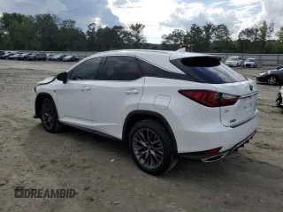 2021 Lexus RX 350 F Sport with VIN 2T2SZMDA3MC261607, listed as a Copart auction lot 72253074 with 24,934 mi miles and Salvage title. Bid and sale history available at DreamBid. Image 2.