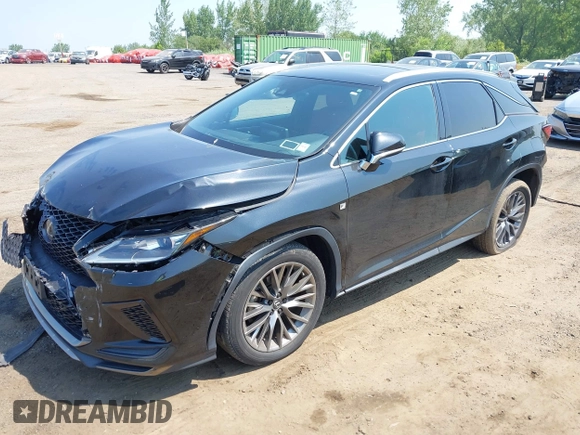 2020 Lexus RX 350 F Sport Performance with VIN 2T2YZMDA1LC224855, listed as a IAAI auction lot 42760475 with 49,779 mi miles and . Bid and sale history available at DreamBid. Image 18.