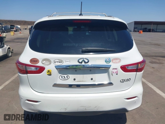 2015 Infiniti QX60 with VIN 5N1AL0MM5FC553545, listed as a IAAI auction lot 42478825 with 95,694 mi miles and . Bid and sale history available at DreamBid. Image 16.