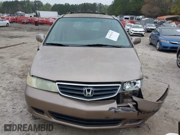 2004 Honda Odyssey EX with VIN 5FNRL18684B072343, listed as a IAAI auction lot 41945142 with 222,990 mi miles and . Bid and sale history available at DreamBid. Image 12.