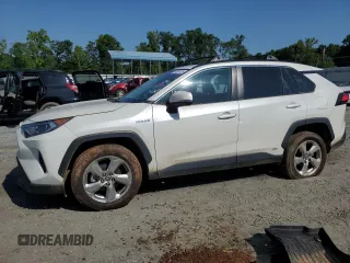 2021 Toyota RAV4 Hybrid LE z VIN 2T3B6RFV7MW029334, wystawiony jako Copart lot #59526135 z przebiegiem 64 557 mil mil oraz Szkoda całkowita • Salvage title. Historia ofert i sprzedaży dostępna na DreamBid. Obrazek 1.