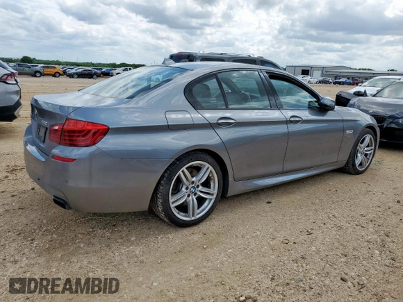 2016 BMW 5 Series 550i xDrive with VIN WBAKP9C51GD981293, listed as a Copart auction lot 60735095 with Not provided miles and Salvage title. Bid and sale history available at DreamBid. Image 3.