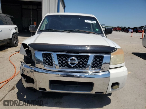 2010 Nissan Titan SE with VIN 1N6BA0ED4AN320540, listed as a Copart auction lot 51779065 with 252,827 mi miles and Salvage title. Bid and sale history available at DreamBid. Image 5.