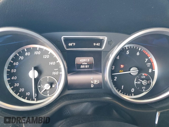 2016 Mercedes-Benz GL with VIN 4JGDF6EE9GA663459, listed as a Copart auction lot 83346794 with 58,181 mi miles and Clean Title. Bid and sale history available at carsss.com. Image 9.