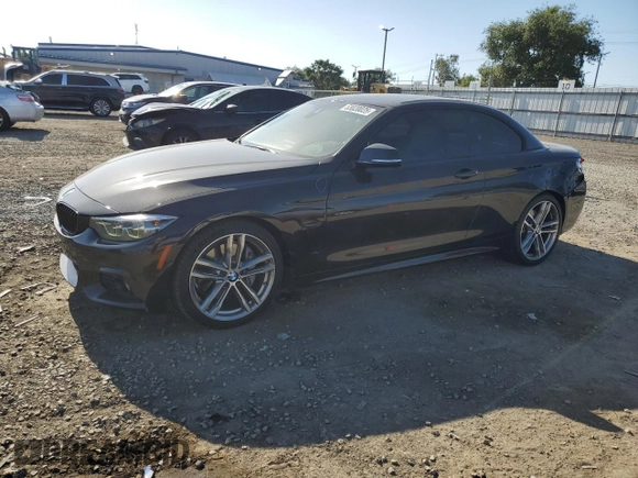 2018 BMW 4 Series 440i z VIN WBA4Z5C54JEE16519, wystawiony jako Copart lot #53020025 z przebiegiem 81 951 mil mil oraz Szkoda całkowita • Salvage title. Historia ofert i sprzedaży dostępna na DreamBid. Obrazek 1.