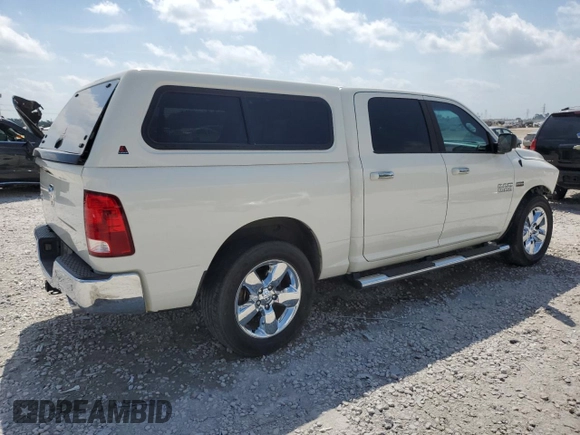 2016 Ram 1500 Lone Star with VIN 3C6RR6LT2GG288722, listed as a Copart auction lot 52795855 with 158,537 mi miles and Clean title. Bid and sale history available at DreamBid. Image 3.