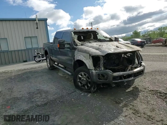 2016 Ford F-250 Lariat with VIN 1FT7W2B6XGEA10011, listed as a Copart auction lot 58226205 with Not provided miles and Salvage title. Bid and sale history available at DreamBid. Image 13.