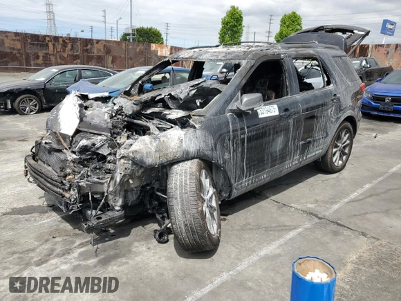 2017 Ford Explorer XLT with VIN 1FM5K7DH4HGD12698, listed as a Copart auction lot 53194675 with Not Provided miles and Salvage Title. Bid and sale history available at carsss.com. Image 1.