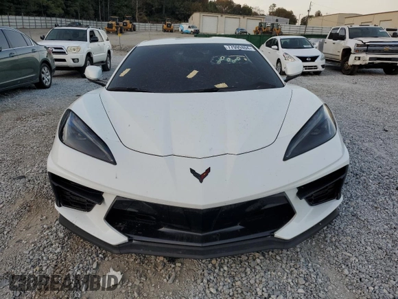 2021 Chevrolet Corvette 1LT with VIN 1G1YA2D43M5105061, listed as a Copart auction lot 77999404 with 35,489 mi miles and Salvage Title. Bid and sale history available at carsss.com. Image 5.