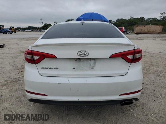 2015 Hyundai Sonata 2.4L SE with VIN 5NPE24AF2FH230306, listed as a Copart auction lot 52540215 with 132,691 mi miles and Salvage Title. Bid and sale history available at carsss.com. Image 6.