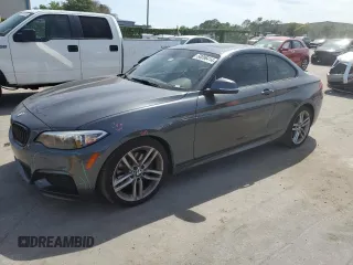 2016 BMW 2 Series 228i with VIN WBA1F9C57GV742243, listed as a Copart auction lot 50096414 with 80,081 mi miles. Bid and sale history available at carsss.com. Image 1.