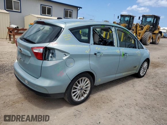 2014 Ford C-Max Energi SEL with VIN 1FADP5CU8EL521374, listed as a Copart auction lot 57348394 with 102,583 mi miles and Clean Title. Bid and sale history available at carsss.com. Image 3.