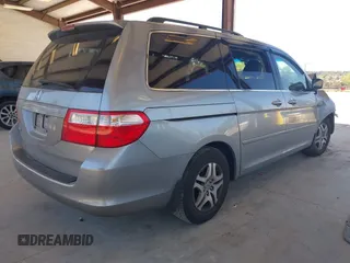 2007 Honda Odyssey EX-L with VIN 5FNRL38657B035542, listed as a IAAI auction lot 42185191 with Not Provided miles and . Bid and sale history available at DreamBid. Image 4.