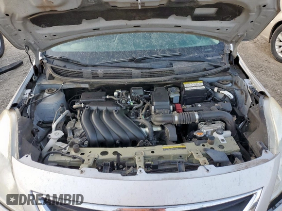2013 Nissan Versa SV with VIN 3N1CN7AP2DL858617, listed as a Copart auction lot 61768645 with 159,459 mi miles and Salvage title. Bid and sale history available at DreamBid. Image 11.