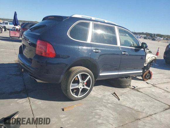 2005 Porsche Cayenne Turbo with VIN WP1AC29P35LA90093, listed as a Copart auction lot 85751494 with 0 mi miles and Salvage Title. Bid and sale history available at carsss.com. Image 3.