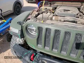 2022 Jeep Wrangler Unlimited Rubicon with VIN 1C4HJXFN9NW122730, listed as a Copart auction lot 68204315 with 58,110 mi miles and Clean title. Bid and sale history available at DreamBid. Image 13.