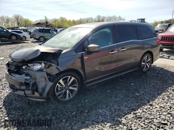 2023 Honda Odyssey Touring with VIN 5FNRL6H89PB034171, listed as a Copart auction lot 55039095 with Not Provided miles and Salvage Title. Bid and sale history available at DreamBid. Image 1.