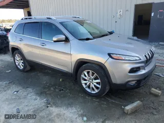 2015 Jeep Cherokee Limited with VIN 1C4PJMDS9FW719624, listed as a Copart auction lot 49385385 with 142,138 mi miles and Salvage Title. Bid and sale history available at carsss.com. Image 4.