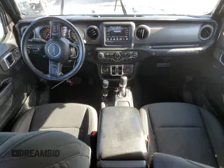 2021 Jeep Gladiator Willys with VIN 1C6HJTAG0ML615446, listed as a Copart auction lot 60571375 with 62,174 mi miles and Salvage title. Bid and sale history available at DreamBid. Image 8.