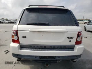 2008 Land Rover Range Rover Sport SC with VIN SALSH23468A186959, listed as a Copart auction lot 49386625 with 0 mi miles and Salvage Title. Bid and sale history available at carsss.com. Image 6.