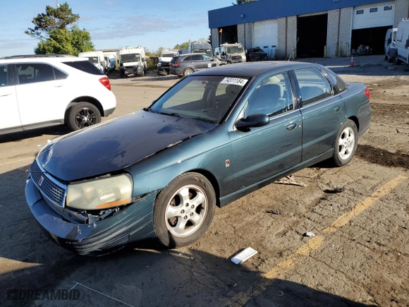 2003 Saturn LS with VIN 1G8JU54F43Y568353, listed as a Copart auction lot 74311184 with NaN miles and Clean Title. Bid and sale history available at carsss.com. Image 1.